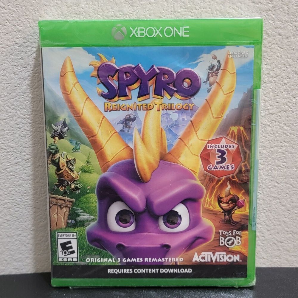 New Spyro Reignited Trilogy Microsoft Xbox One‎ Sealed